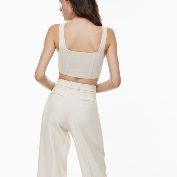 NWT Babaton Sculpt Knit Bustier Top - Picture 3 of 3